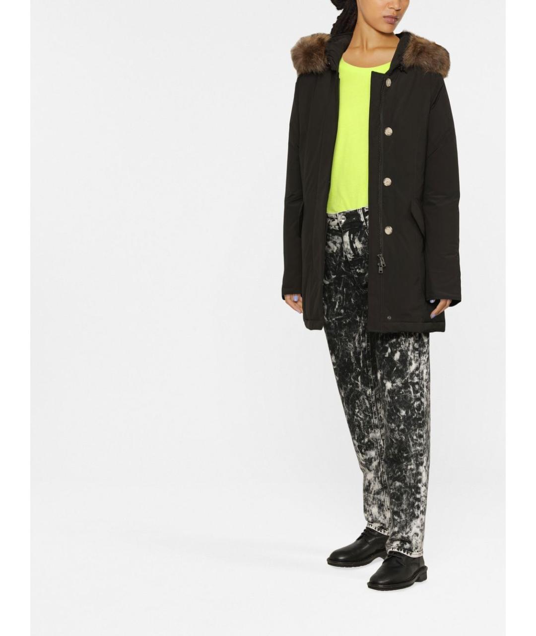 WOOLRICH Черная полиэстеровая парка, фото 5