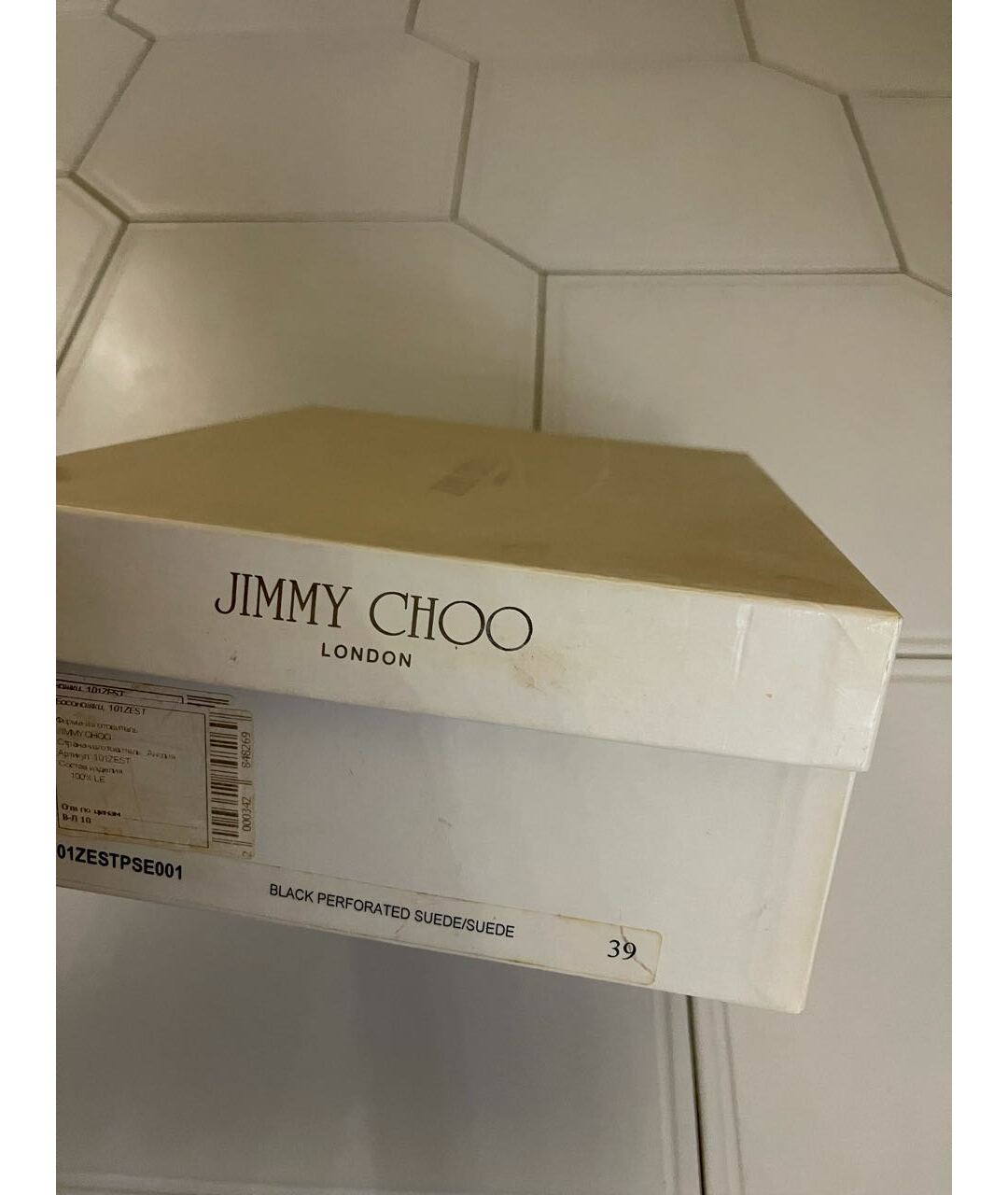 JIMMY CHOO Черные замшевые босоножки, фото 7