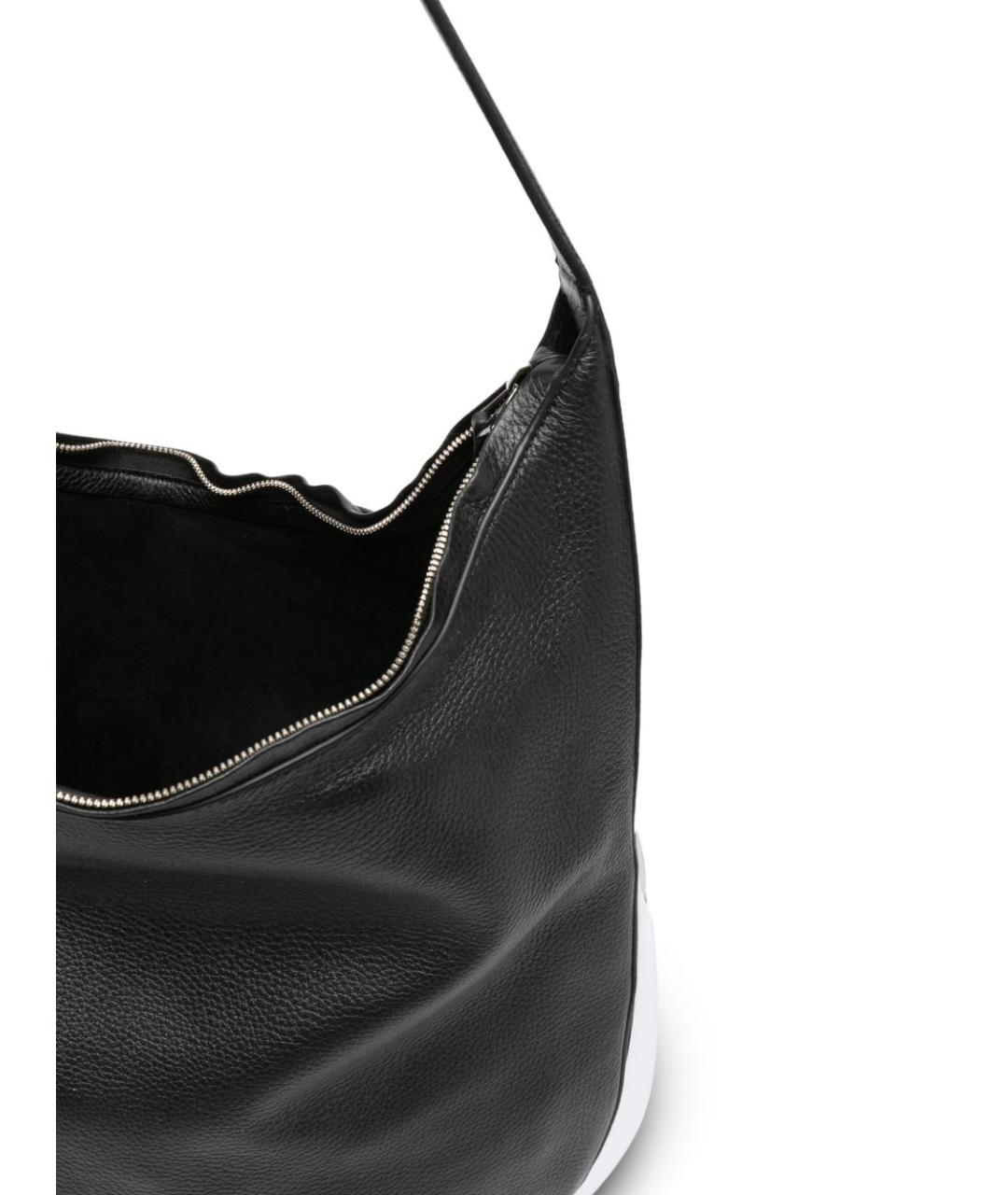 BENEDETTA BRUZZICHES Черная кожаная сумка через плечо, фото 4