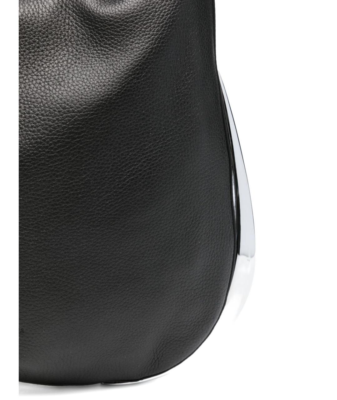 BENEDETTA BRUZZICHES Черная кожаная сумка через плечо, фото 2