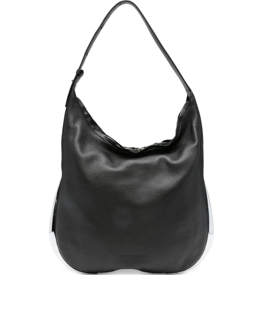 BENEDETTA BRUZZICHES Черная кожаная сумка через плечо, фото 1