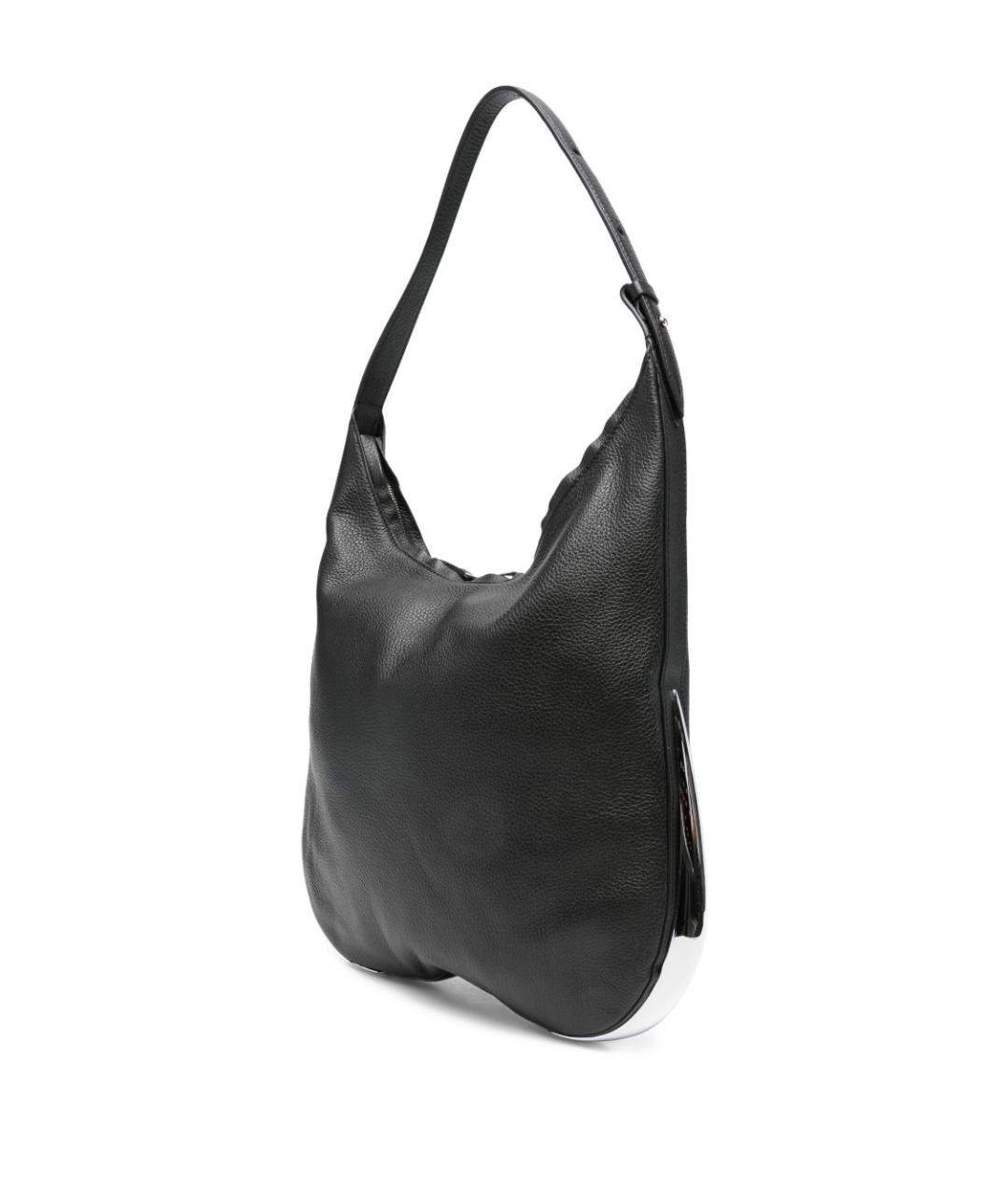 BENEDETTA BRUZZICHES Черная кожаная сумка через плечо, фото 5
