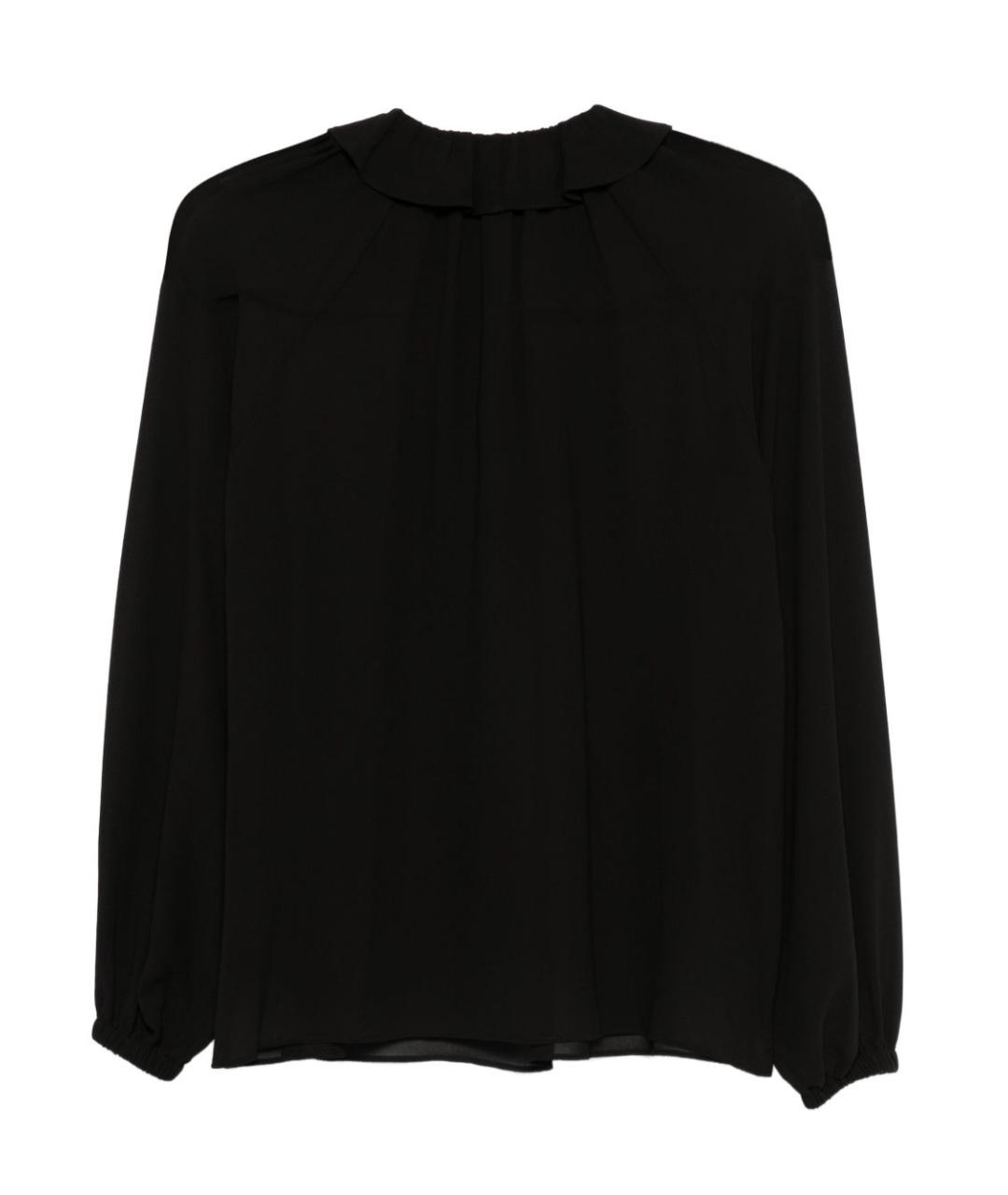 MICHAEL KORS Черная полиэстеровая блузы, фото 2