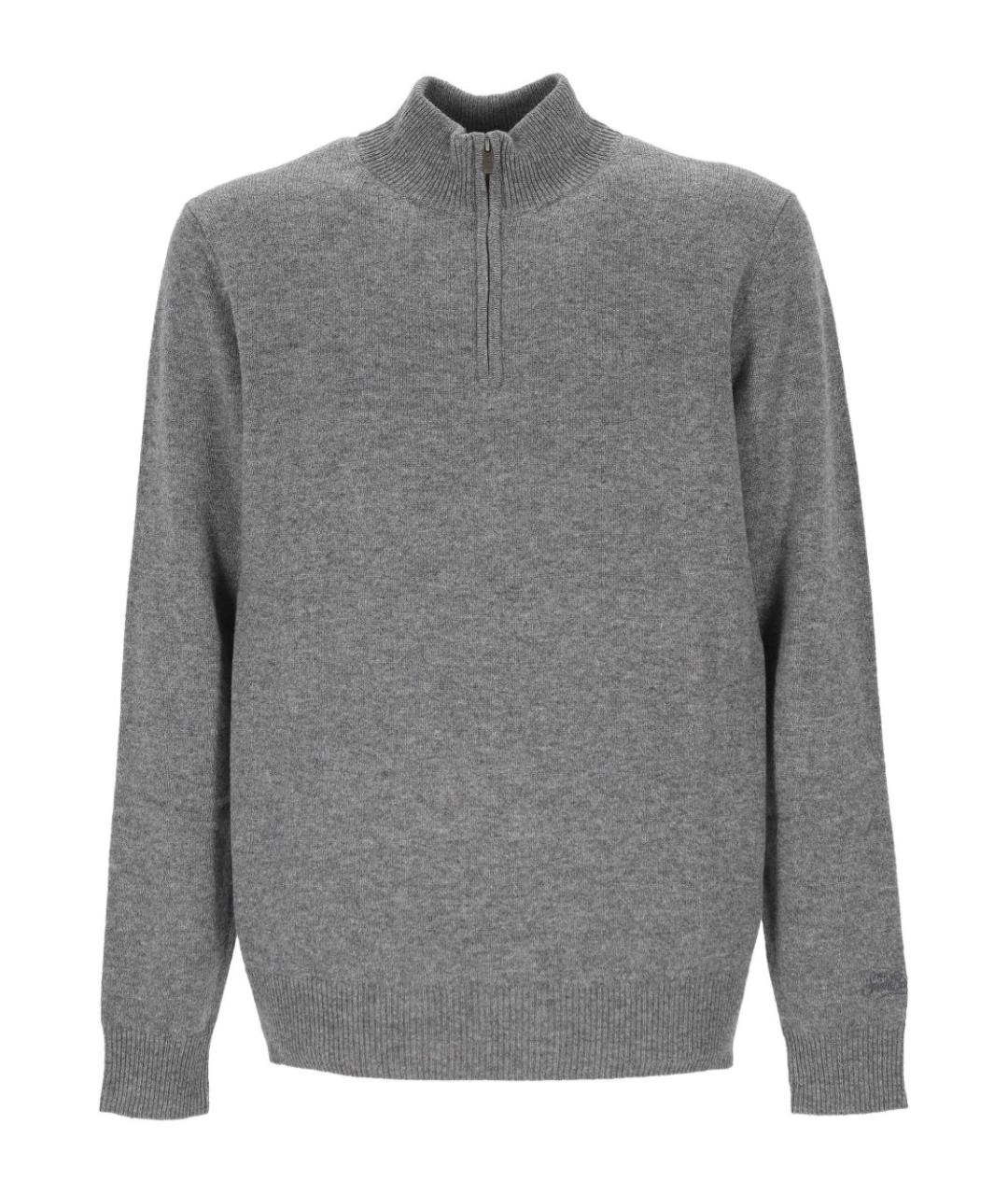 MC2 SAINT BARTH Серый шерстяной джемпер / свитер, фото 1