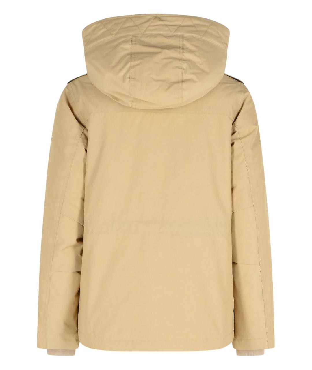 WOOLRICH Бежевая хлопковая куртка, фото 2