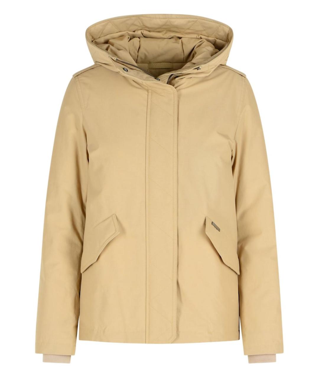 WOOLRICH Бежевая хлопковая куртка, фото 1