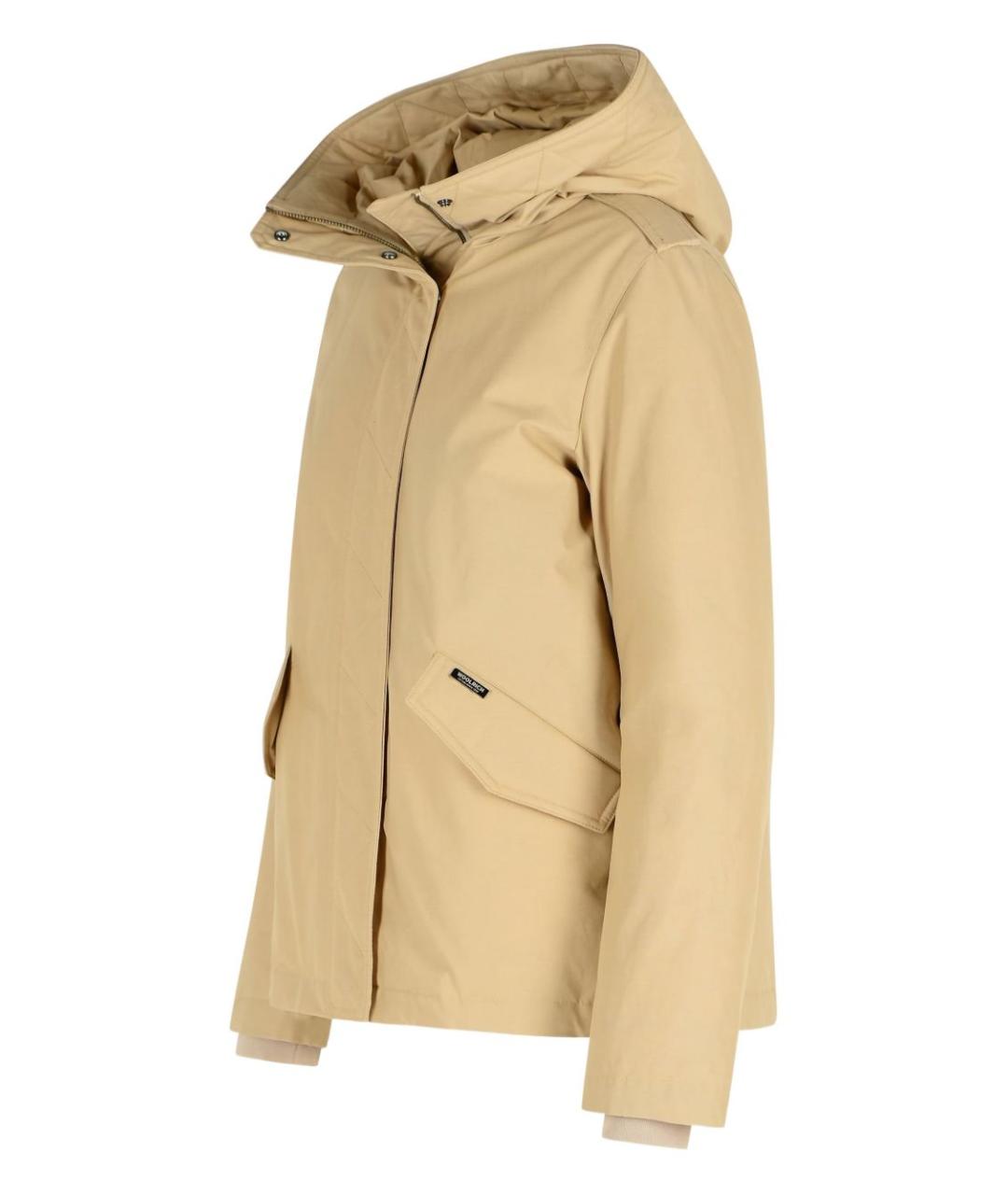 WOOLRICH Бежевая хлопковая куртка, фото 3