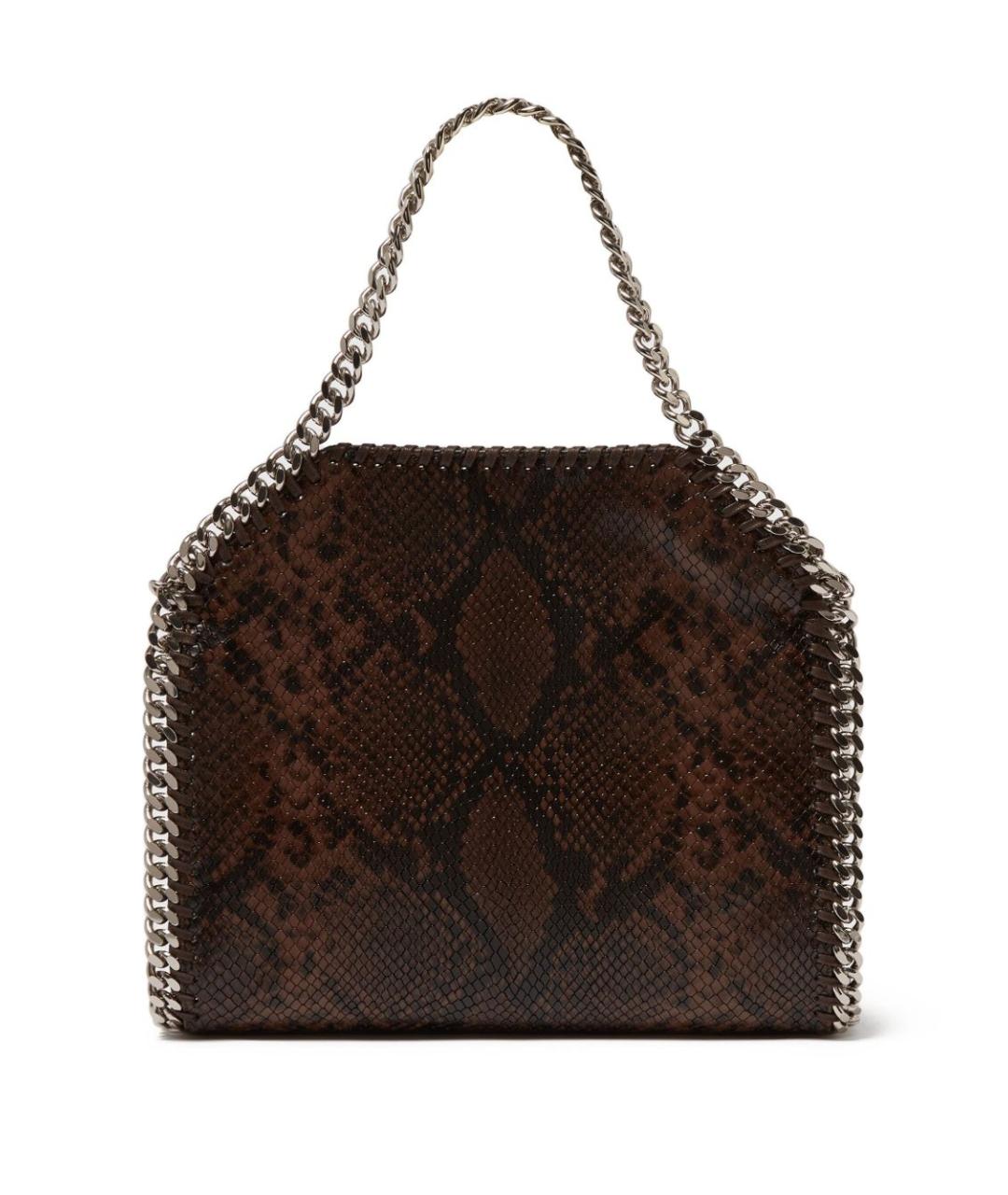 STELLA MCCARTNEY Коричневая сумка тоут из искусственной кожи, фото 4