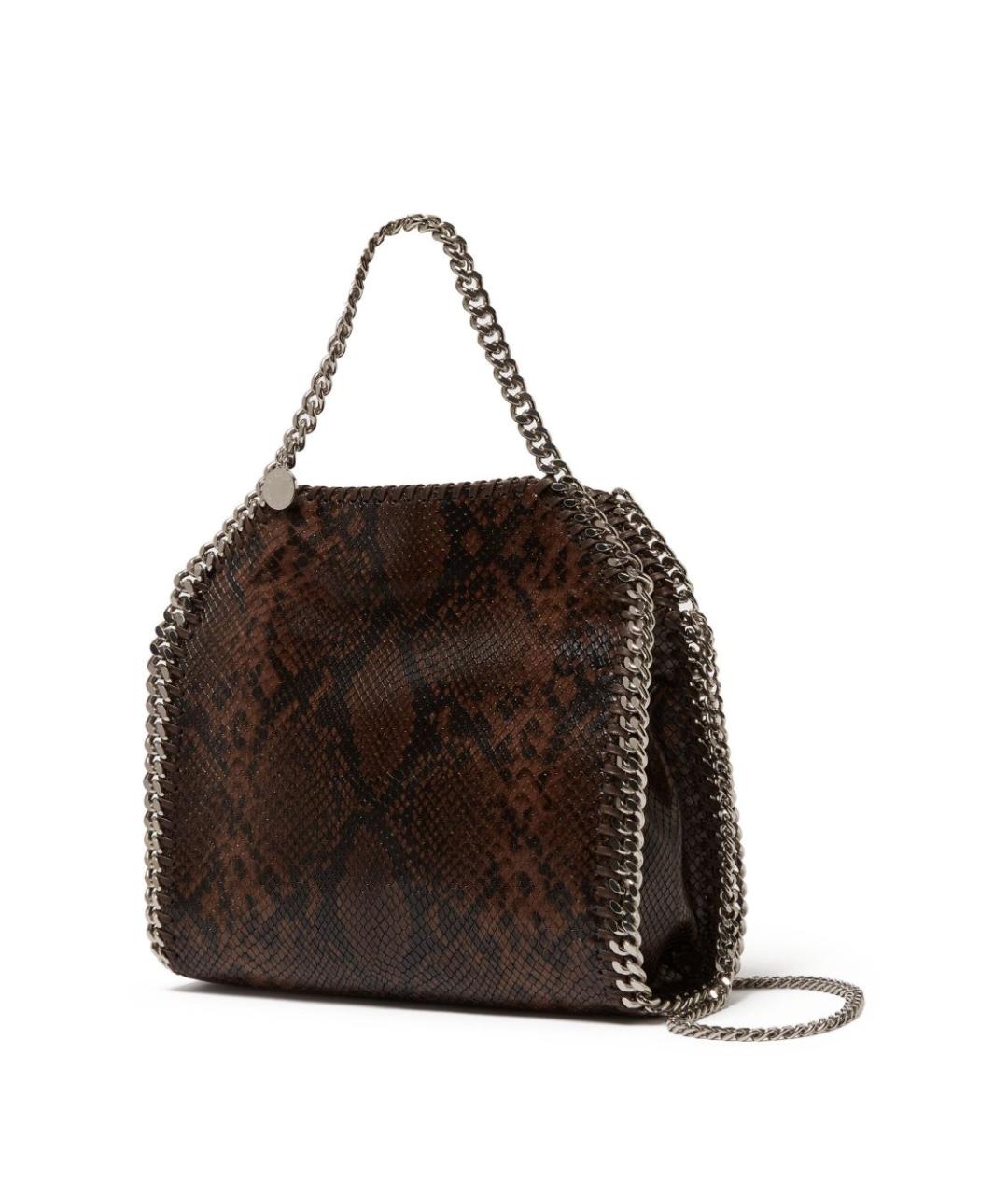 STELLA MCCARTNEY Коричневая сумка тоут из искусственной кожи, фото 2