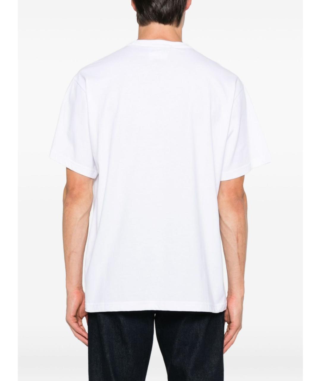 VERSACE JEANS COUTURE Белая хлопковая футболка, фото 4