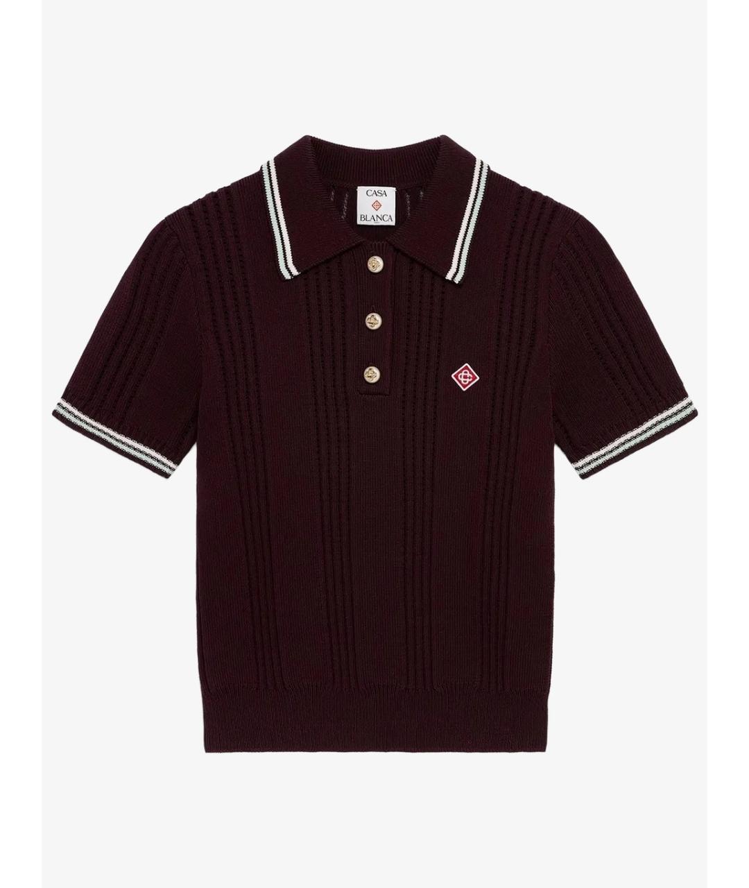 CASABLANCA Фиолетовая хлопковая футболка, фото 7