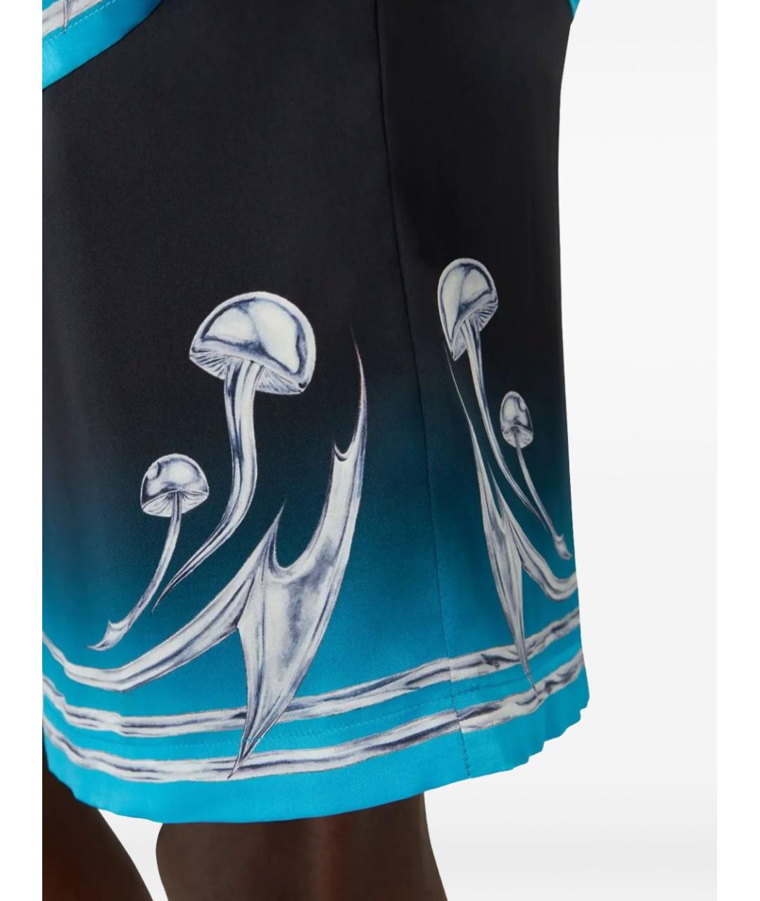 CASABLANCA Черные шелковые шорты, фото 5