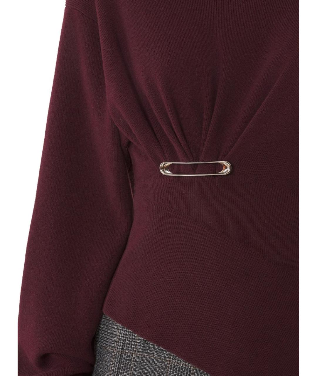 LANVIN Фиолетовый шерстяной джемпер / свитер, фото 3