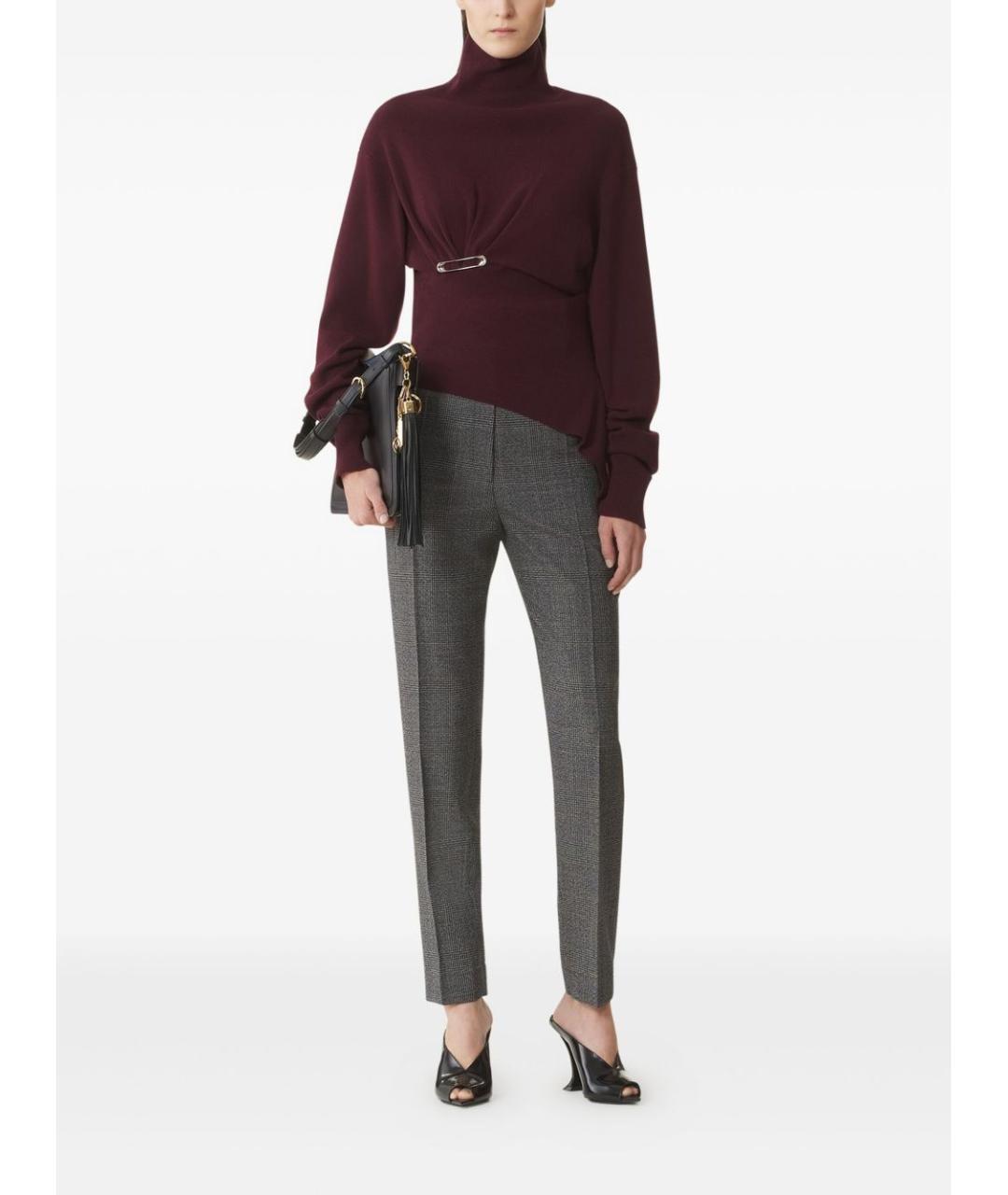 LANVIN Фиолетовый шерстяной джемпер / свитер, фото 5