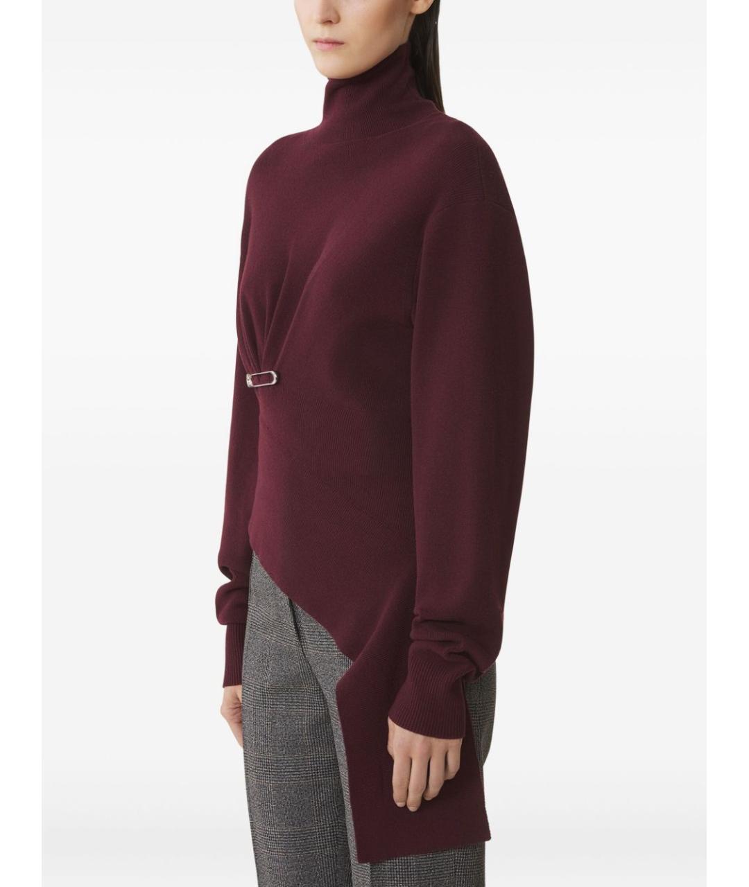 LANVIN Фиолетовый шерстяной джемпер / свитер, фото 4