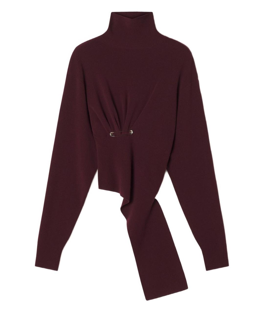 LANVIN Фиолетовый шерстяной джемпер / свитер, фото 1