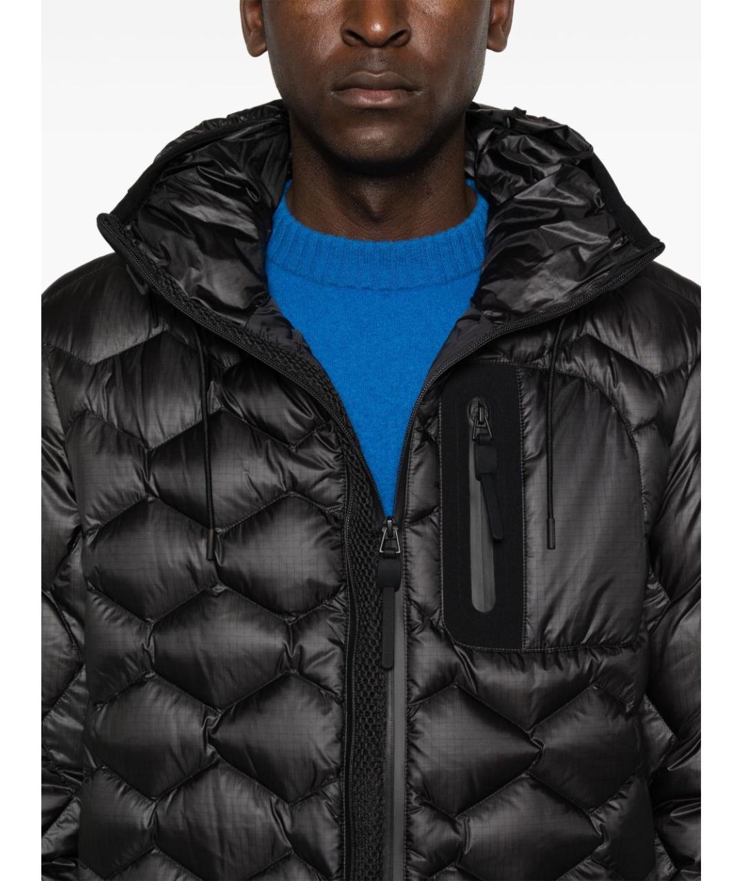 PEUTEREY Черный полиамидовый пуховик, фото 2