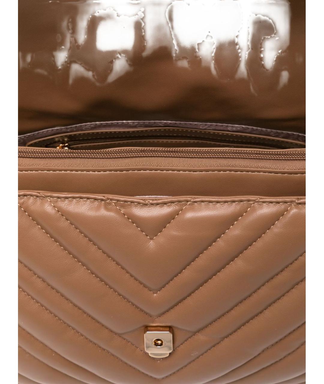 LIU JO Бежевая сумка через плечо из искусственной кожи, фото 3