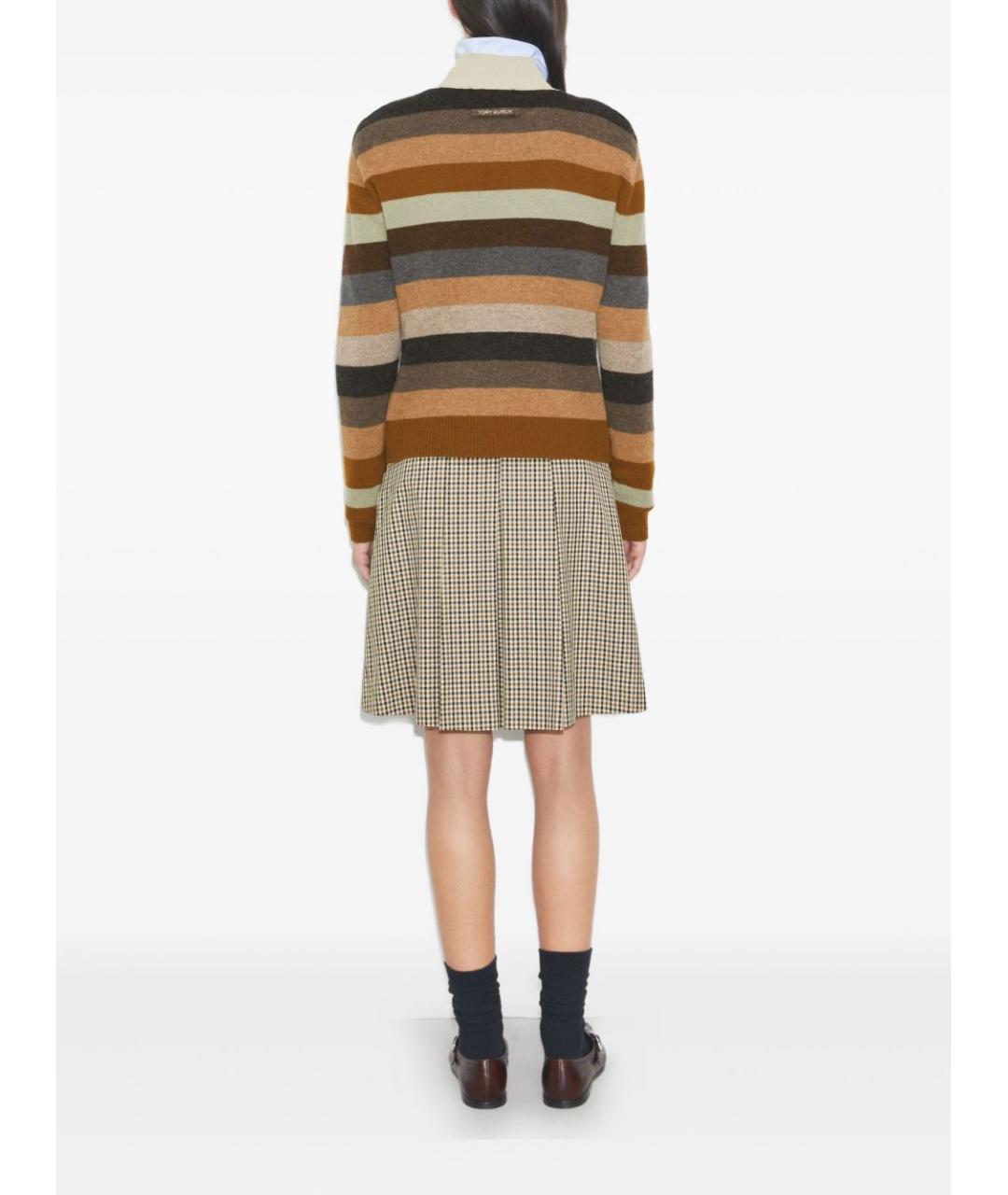 TORY BURCH Мульти шерстяной джемпер / свитер, фото 4