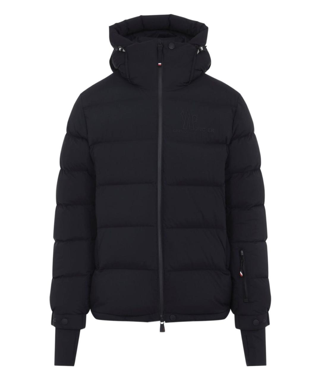 MONCLER GRENOBLE Черный полиамидовый пуховик, фото 1
