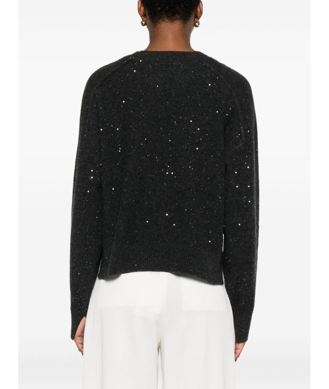 ANTONELLI FIRENZE Антрацитовый джемпер / свитер, фото 5