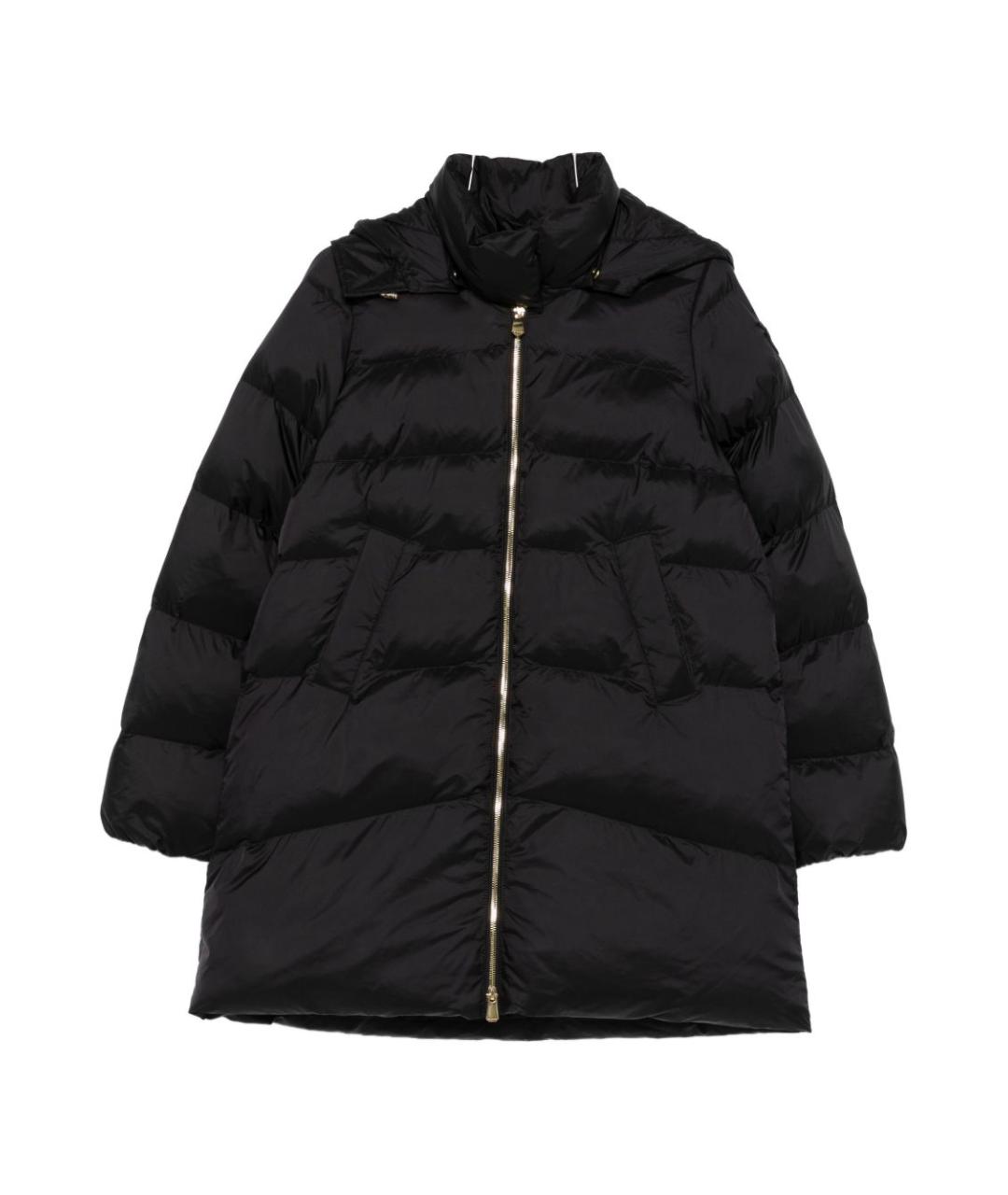 PINKO Коричневый полиамидовый пуховик, фото 1