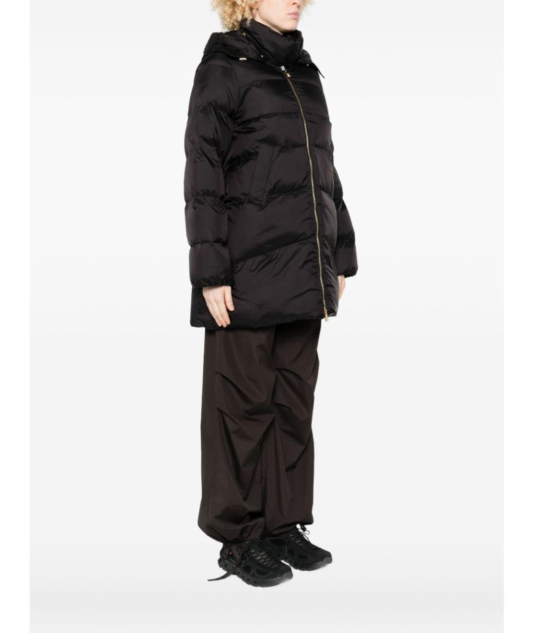 PINKO Коричневый полиамидовый пуховик, фото 4