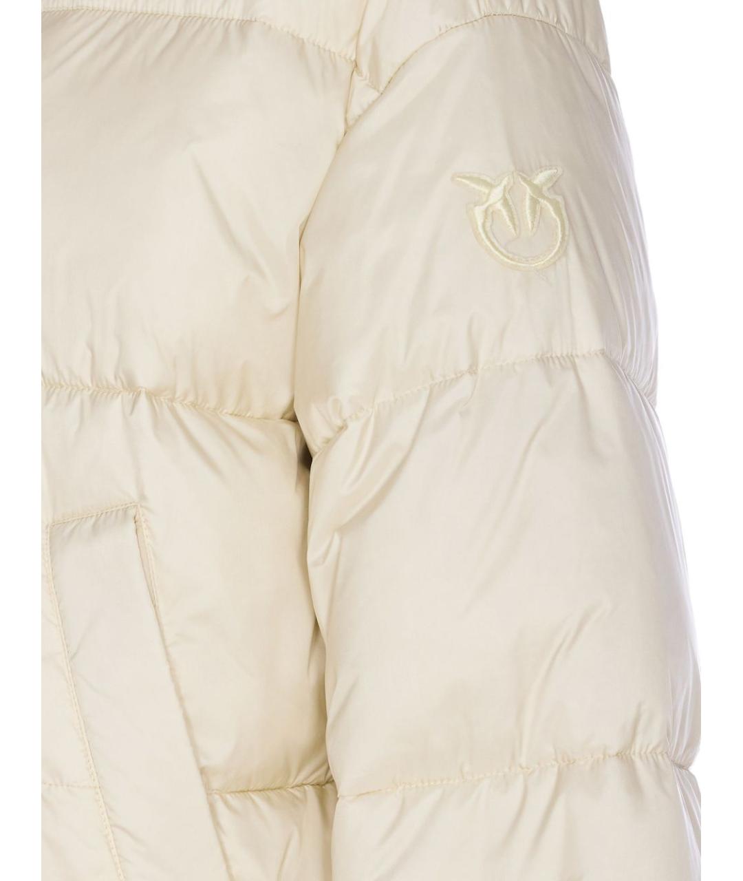 PINKO Белый полиамидовый пуховик, фото 3
