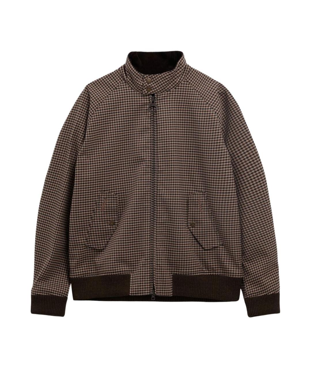 BARRACUTA Коричневая полиэстеровая куртка, фото 1