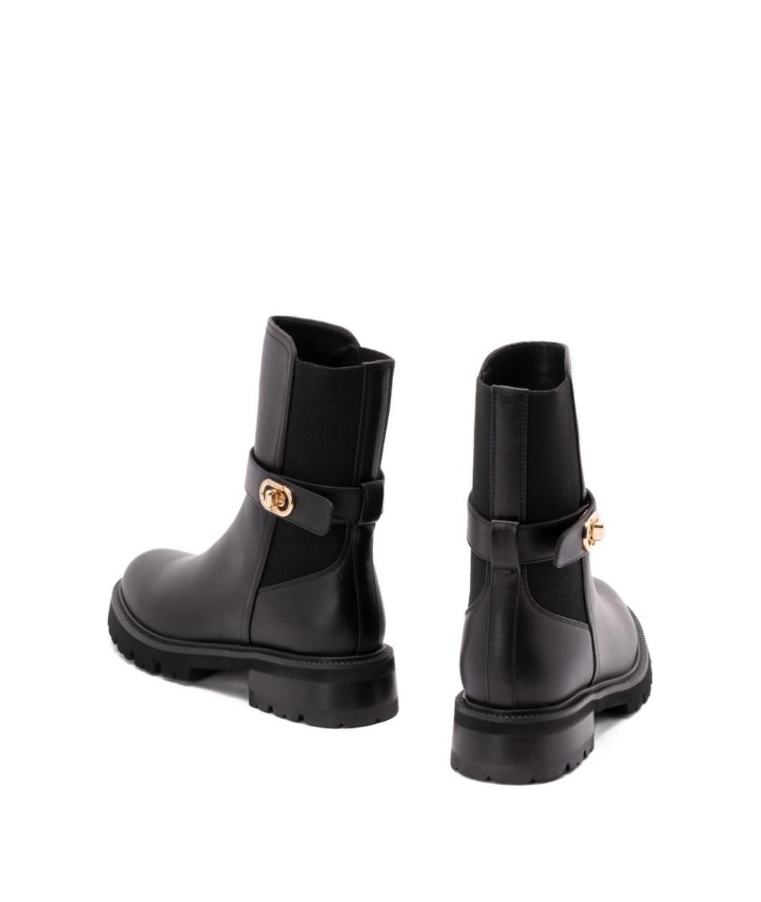 TWIN-SET Черные кожаные ботинки, фото 2