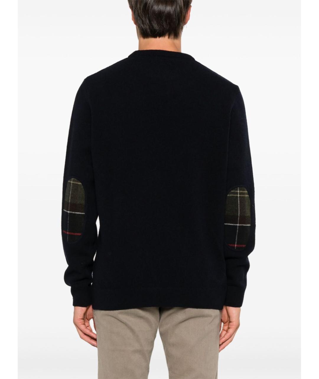 BARBOUR Синий шерстяной джемпер / свитер, фото 2