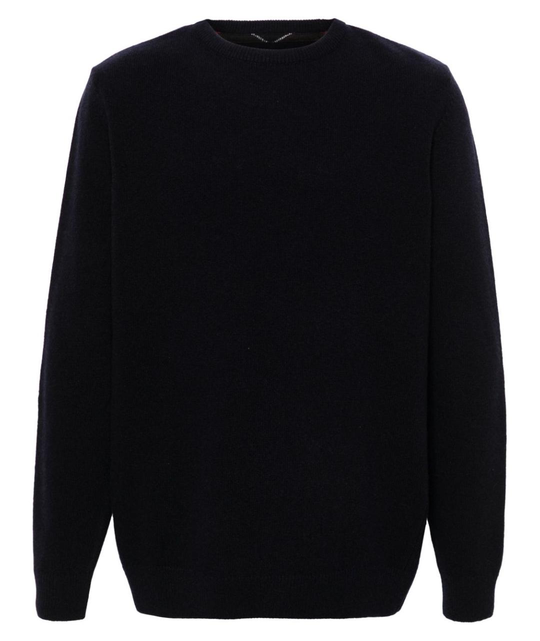 BARBOUR Синий шерстяной джемпер / свитер, фото 1