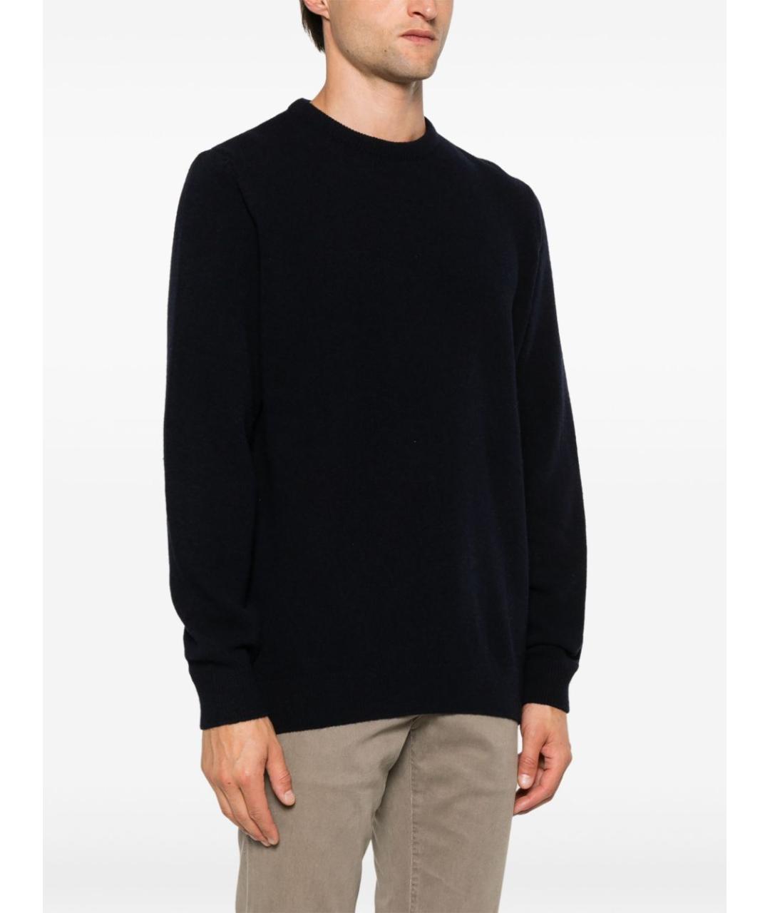 BARBOUR Синий шерстяной джемпер / свитер, фото 4