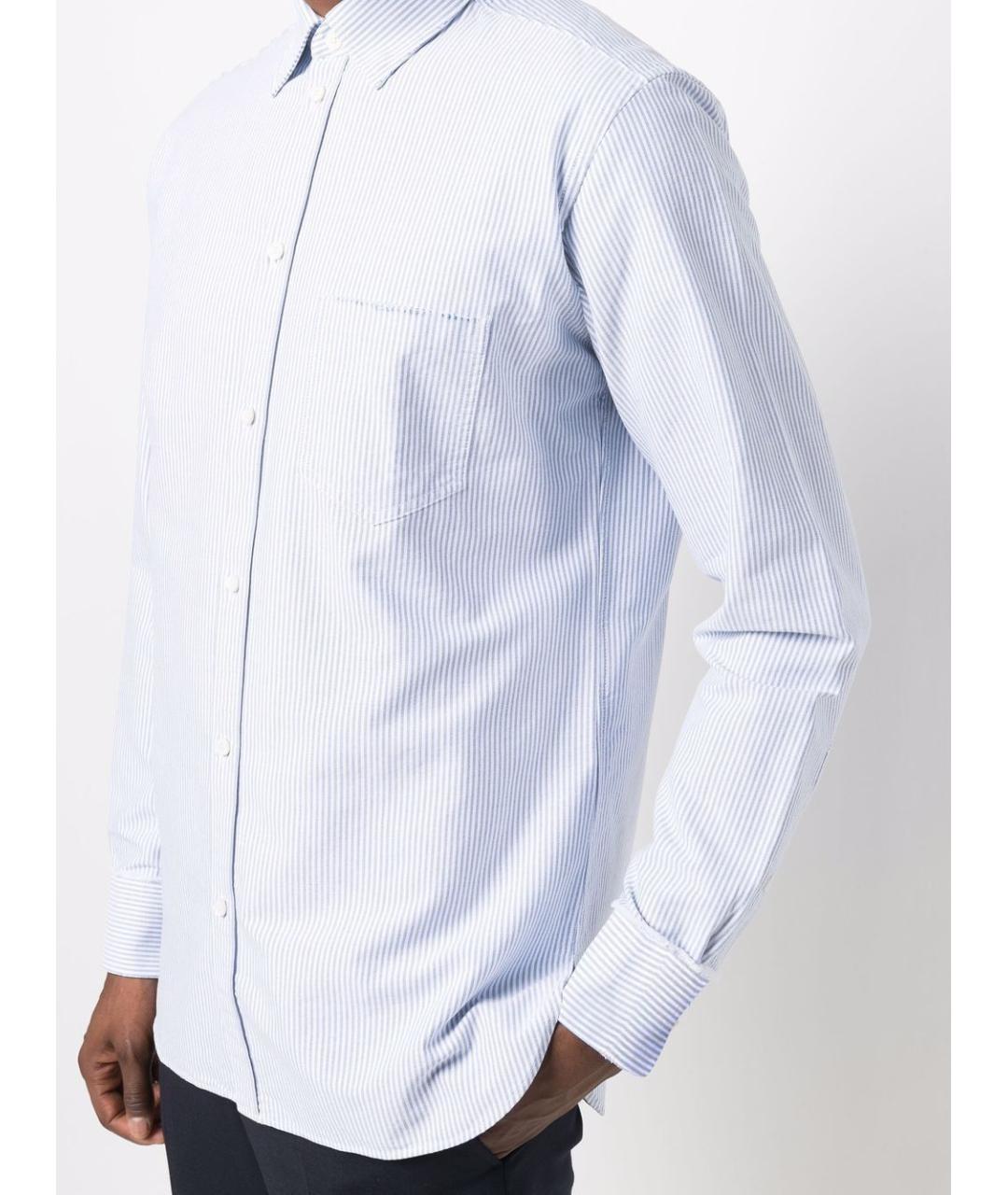 GOLDEN GOOSE DELUXE BRAND Белая хлопковая классическая рубашка, фото 5