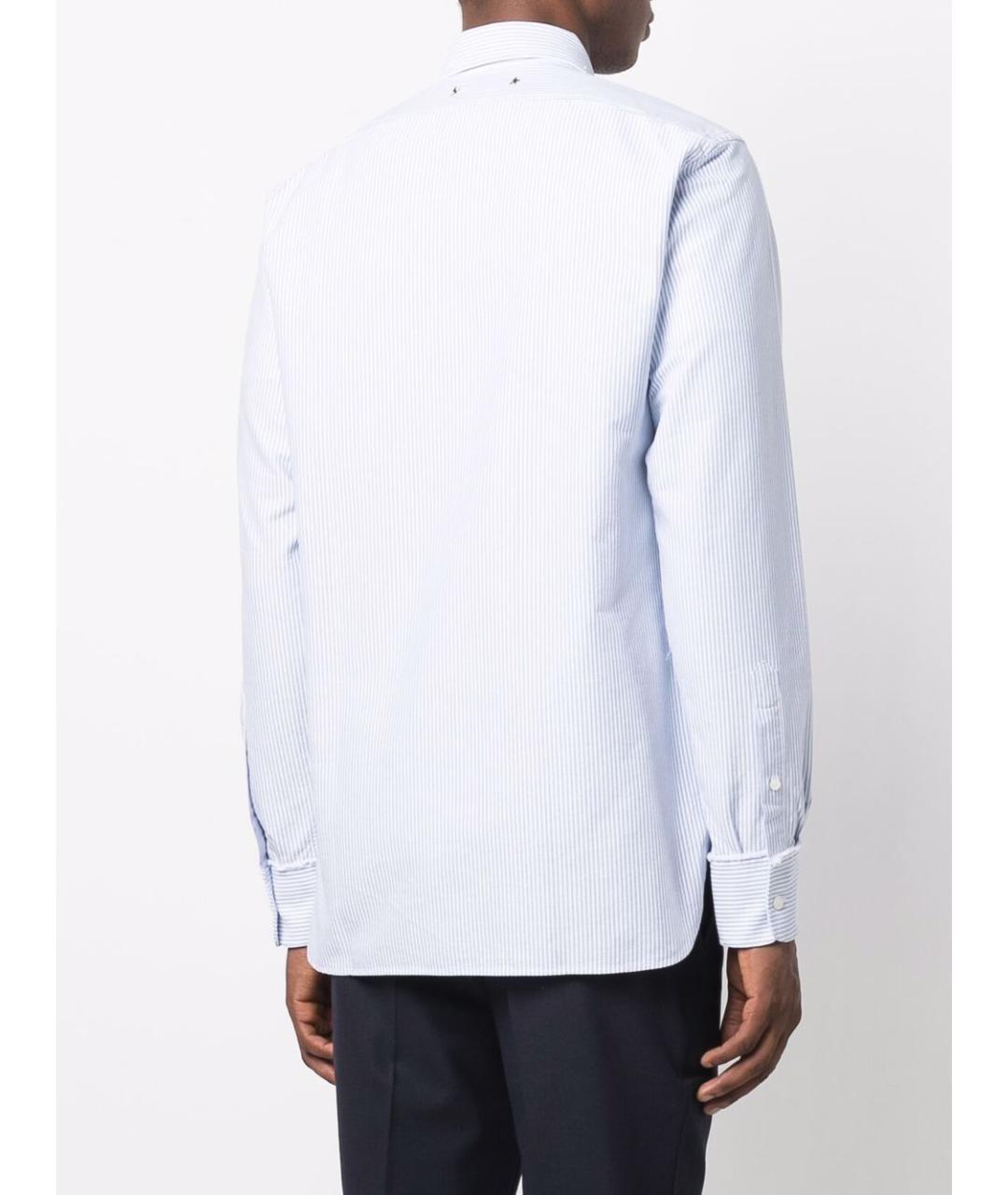 GOLDEN GOOSE DELUXE BRAND Белая хлопковая классическая рубашка, фото 2