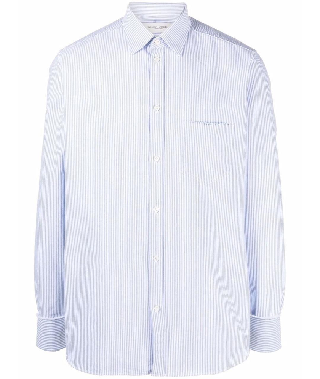 GOLDEN GOOSE DELUXE BRAND Белая хлопковая классическая рубашка, фото 1
