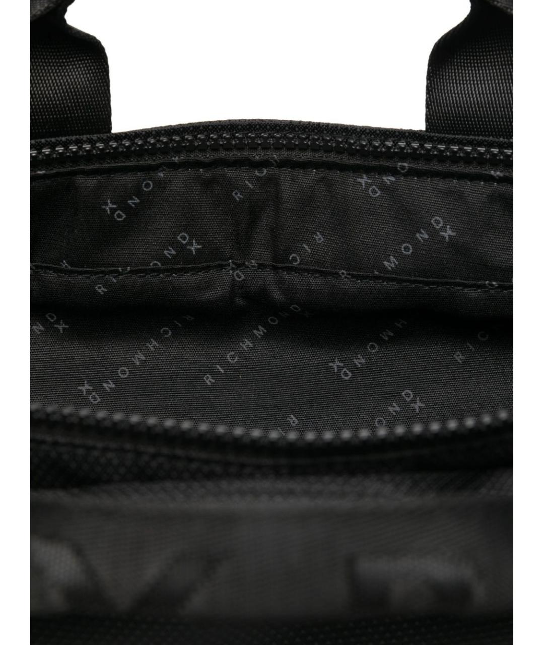 JOHN RICHMOND Черный тканевый рюкзак, фото 3