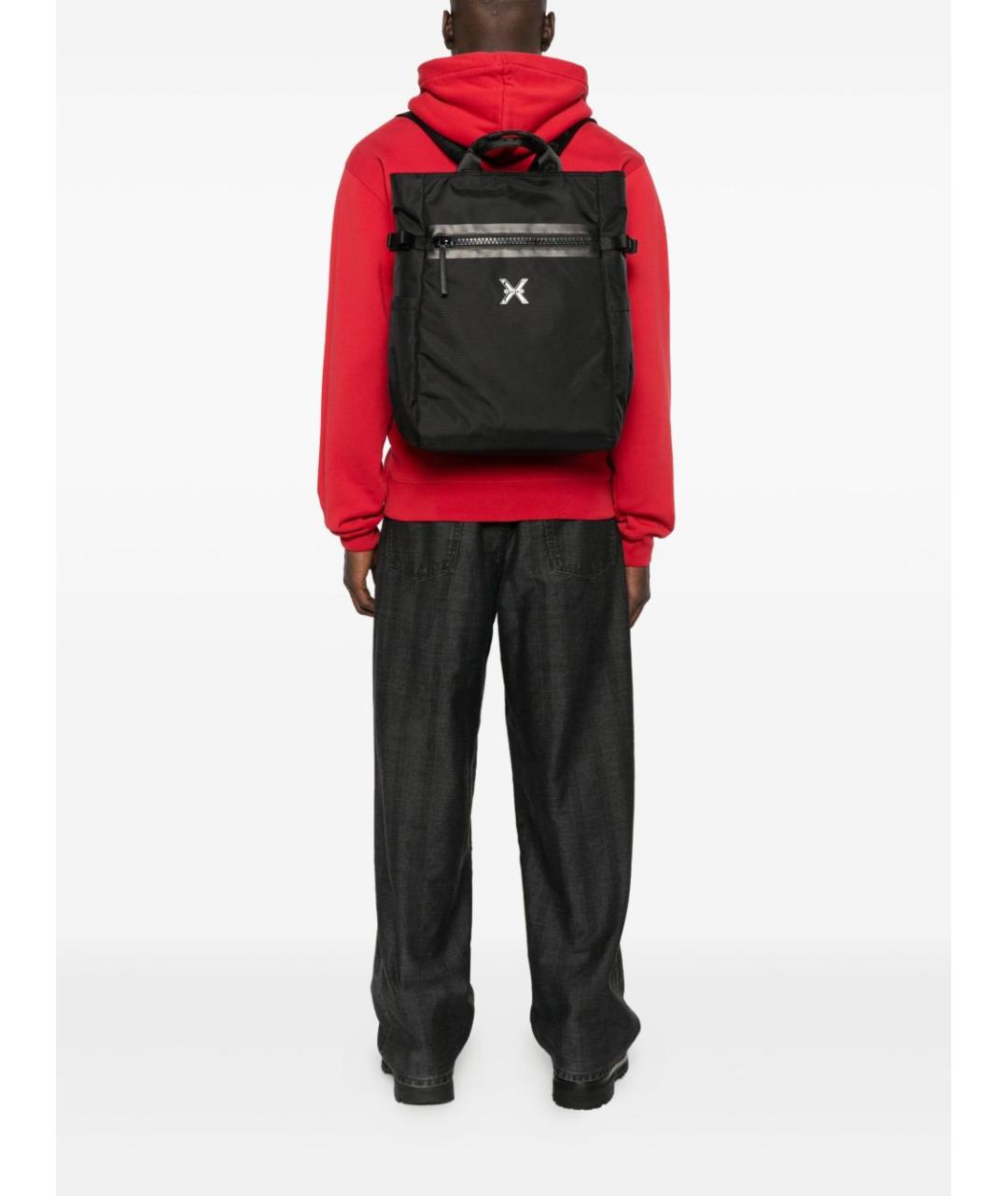 JOHN RICHMOND Черный тканевый рюкзак, фото 5