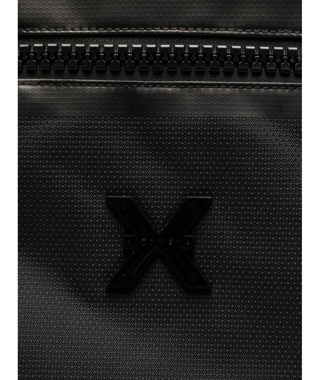 JOHN RICHMOND Черный тканевый рюкзак, фото 4