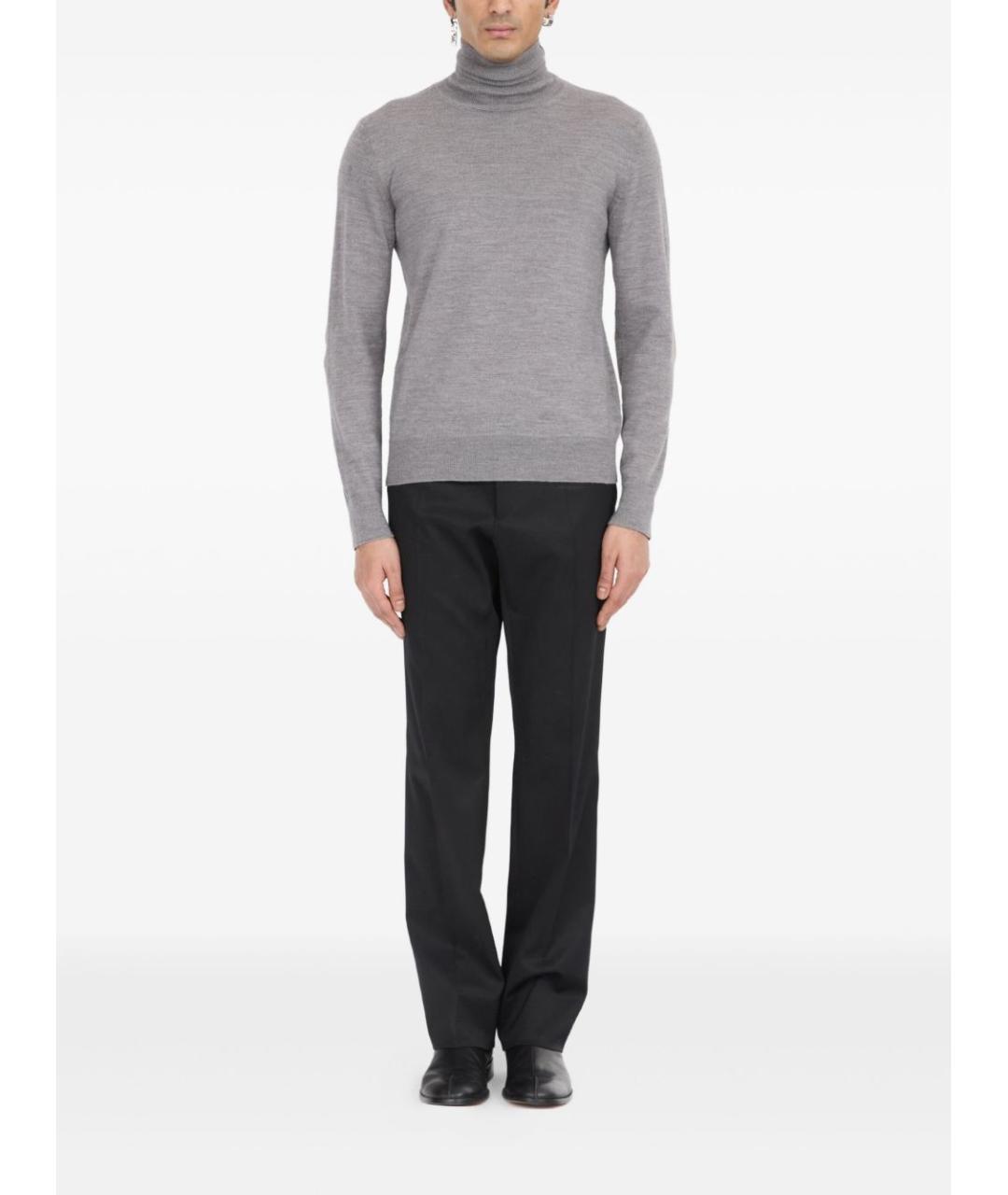 MM6 MAISON MARGIELA Серый шерстяной джемпер / свитер, фото 2