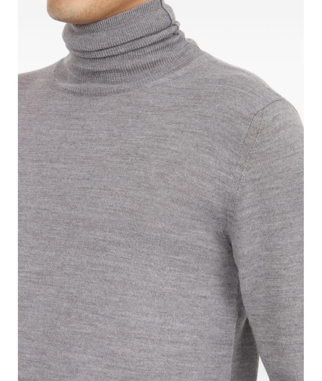 MM6 MAISON MARGIELA Серый шерстяной джемпер / свитер, фото 5