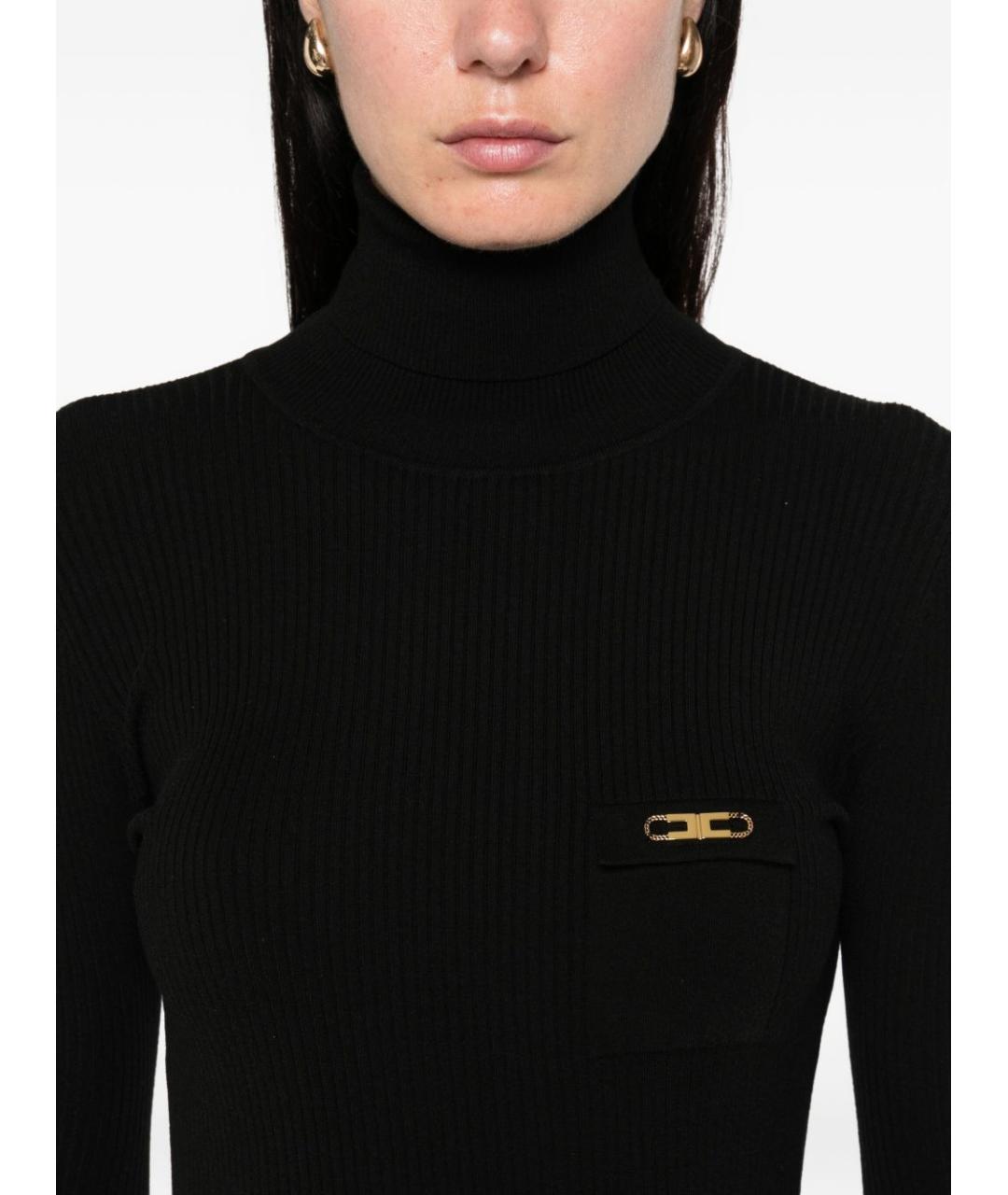 ELISABETTA FRANCHI Черное платье, фото 3