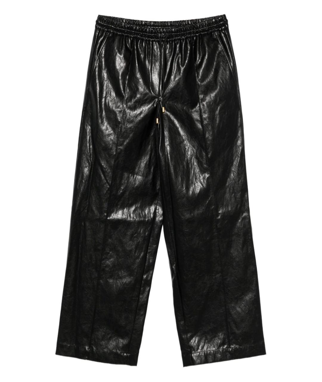 MICHAEL KORS Черные вискозные прямые брюки, фото 1