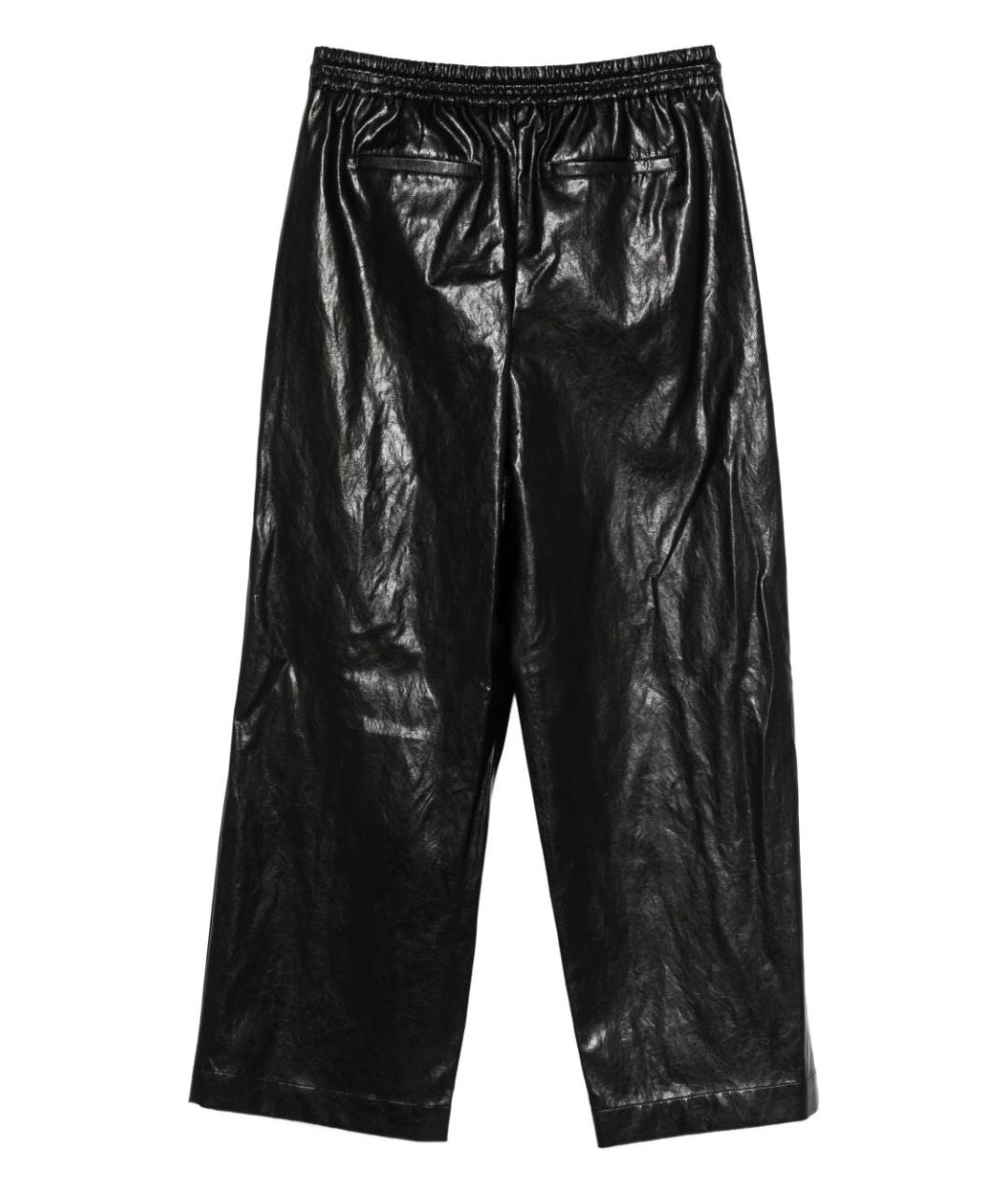 MICHAEL KORS Черные вискозные прямые брюки, фото 2