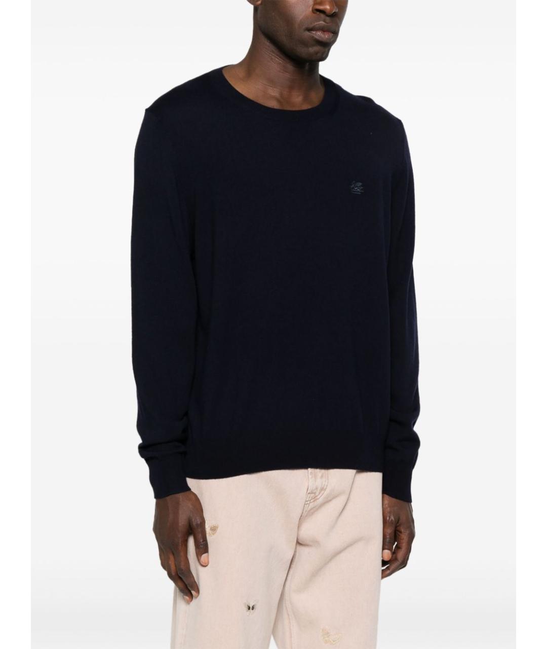 ETRO Черный шерстяной джемпер / свитер, фото 2