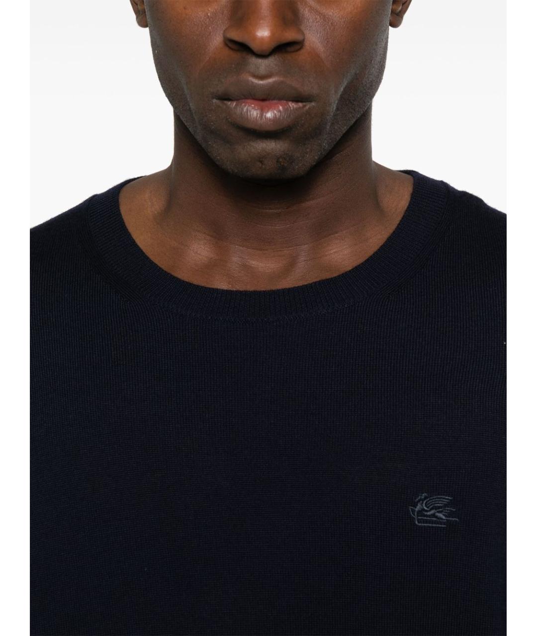 ETRO Черный шерстяной джемпер / свитер, фото 3