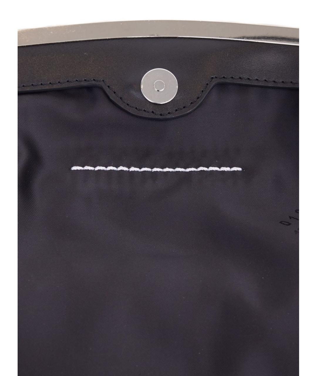 MM6 MAISON MARGIELA Черная синтетическая сумка через плечо, фото 4