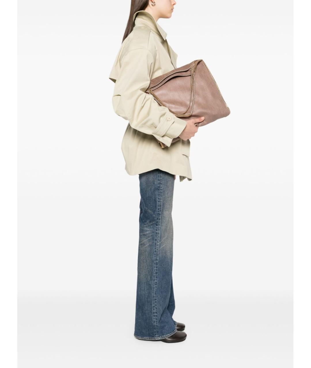 STELLA MCCARTNEY Розовая сумка тоут из искусственной кожи, фото 4