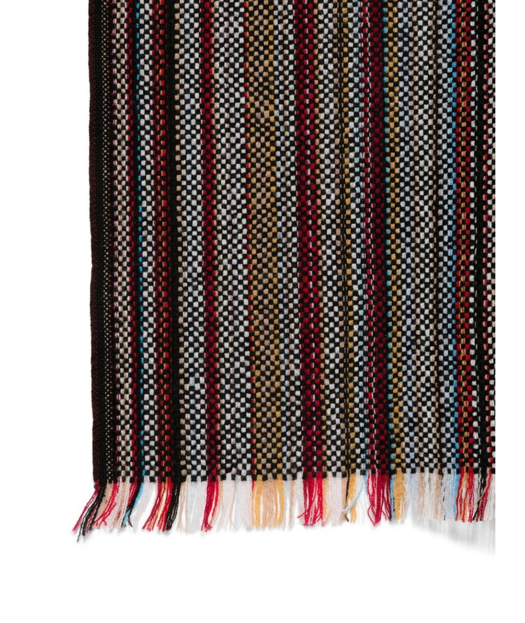 PAUL SMITH Мульти шерстяной шарф, фото 2
