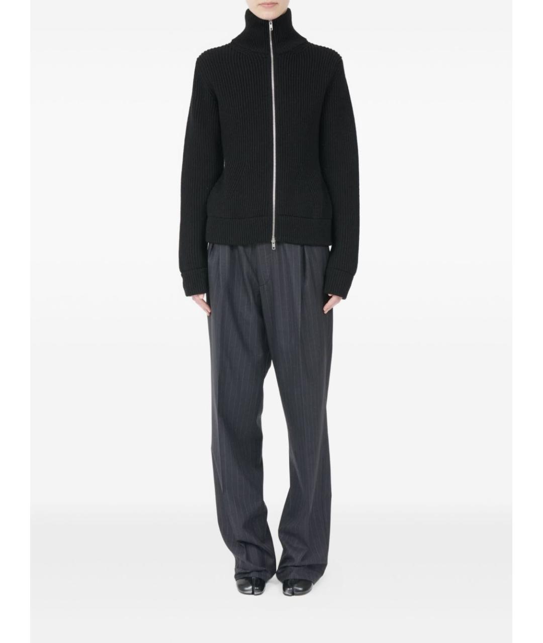 MAISON MARGIELA Черный шерстяной кардиган, фото 3